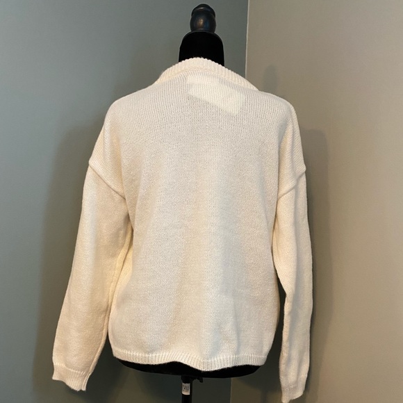 Grace Knitted Pullover Ivory Medium NWT - Picture 8 of 15